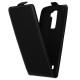 Preklopna torbica "Flexi" za LG K10, črna barva