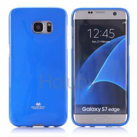 Silikonski etui "Goospery" za Samsung Galaxy S7 Edge, Modra barva