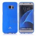 Silikonski etui "Goospery" za Samsung Galaxy S7 Edge, Modra barva
