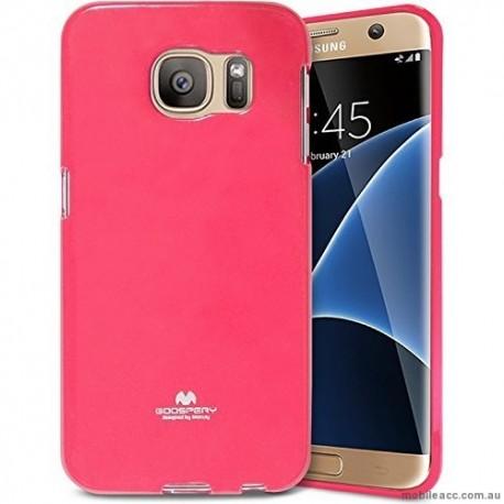 Silikonski etui "Goospery" za Samsung Galaxy S7 Edge, Pink barva