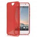 Silikon etui S za HTC One A9, Rdeča barva