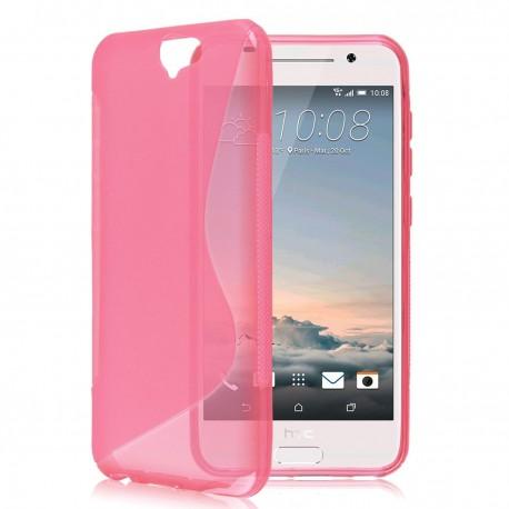 Silikon etui S za HTC One A9, Pink barva