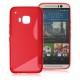 Silikon etui S za HTC One M9, Rdeča barva