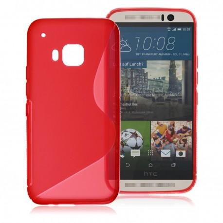 Silikon etui S za HTC One M9, Rdeča barva
