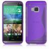 Silikon etui S za HTC One M9, Vijolična barva
