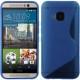 Silikon etui S za HTC One M9, Modra barva