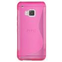 Silikon etui S za HTC One M9, Pink barva