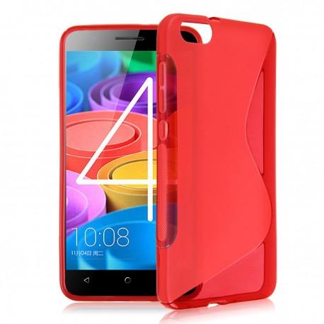 Silikon etui S za Huawei Honor 4X, Rdeča barva