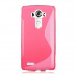 Silikonski etui S za LG G4, Pink barva