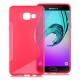 Silikon etui S za Samsung Galaxy A5 2016, Pink barva
