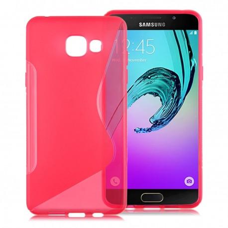 Silikon etui S za Samsung Galaxy A5 2016, Pink barva