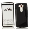 Silikon etui S za LG V10, Črna barva