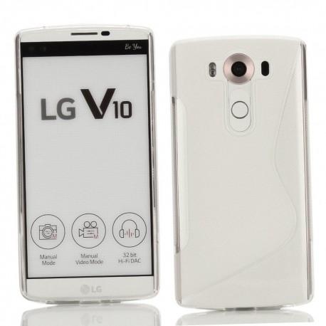 Silikon etui S za LG V10, Transparent barva