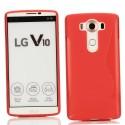 Silikon etui S za LG V10, Rdeča barva