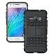 Etui "Dual Armor" za Samsung Galaxy J1 (2016), črna barva