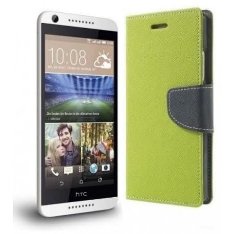 Preklopna Torbica "Fancy" za HTC Desire 626, Zelena barva