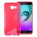 Silikon etui S za Samsung Galaxy A3 2016, Pink barva