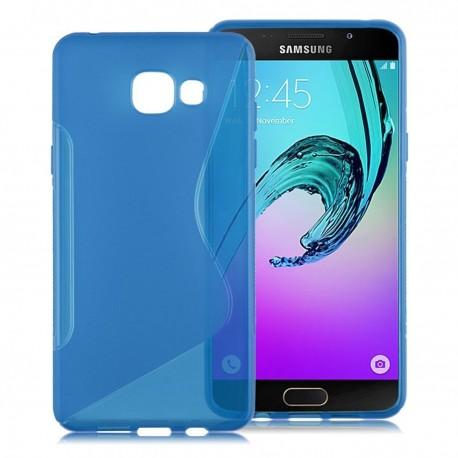 Silikon etui S za Samsung Galaxy A3 2016, Modra barva