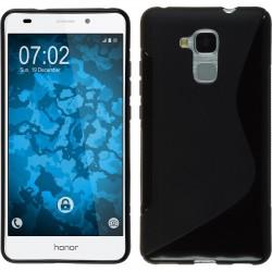 Silikon etui S za Huawei Honor 7 Lite, Črna barva