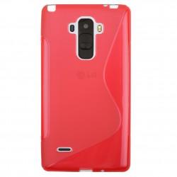 Silikonski etui S za LG G4 Stylus, Rdeča barva
