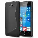 Silikon etui S za Microsoft Lumia 650, Črna barva