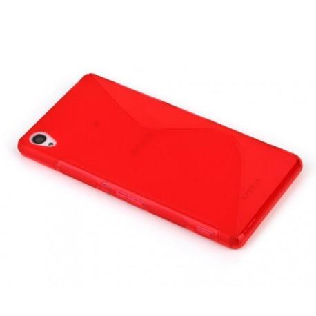 Silikon etui S za Sony Xperia M4 Aqua, Rdeča barva