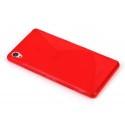 Silikon etui S za Sony Xperia M4 Aqua, Rdeča barva