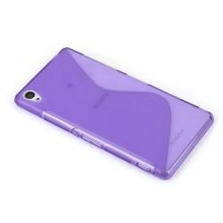 Silikon etui S za Sony Xperia M4 Aqua, Vijolična barva