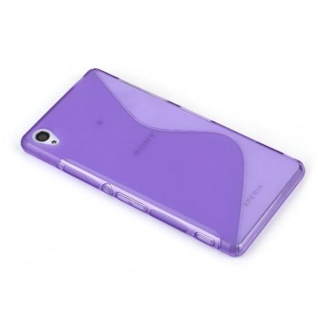 Silikon etui S za Sony Xperia M4 Aqua, Vijolična barva