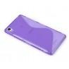 Silikon etui S za Sony Xperia M4 Aqua, Vijolična barva