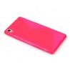Silikon etui S za Sony Xperia M4 Aqua, Pink barva