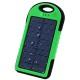 Prenosna Zunanja Baterija 6000 mAh -solarna,  Zelena barva