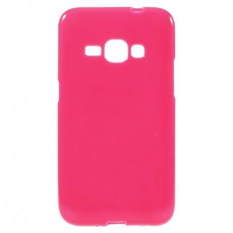 Silikon etui za Samsung Galaxy J1 (2016), 0,5mm, Pink barva
