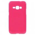 Silikon etui za Samsung Galaxy J1 (2016), 0,5mm, Pink barva