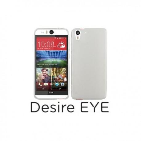 Silikon etui za HTC Desire Eye +Folija ekrana,Bela mat barva