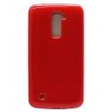 Silikonski etui "Slim" za LG K8, 0,5mm, Rdeča barva