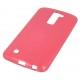 Silikonski etui "Slim" za LG K8, 0,5mm, Pink barva