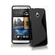 Silikon etui za HTC One Mini +Folija Gratis , Črna barva
