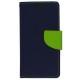 Preklopna Torbica "Fancy" za Microsoft Lumia 535, Modra barva