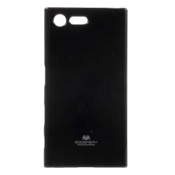 Silikonski etui "Goospery" za Sony Xperia X Compact, Črna barva