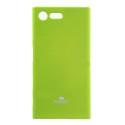 Silikonski etui "Goospery" za Sony Xperia X Compact, Zelena barva