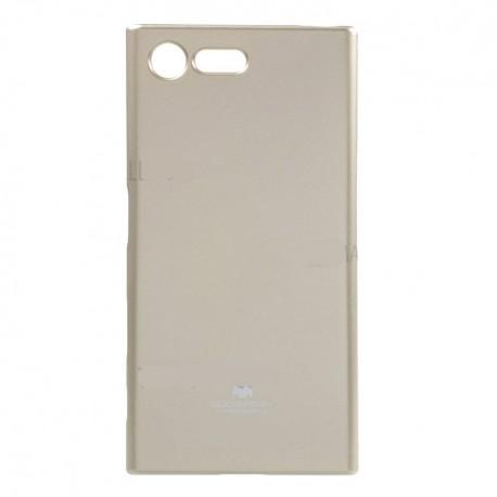 Silikonski etui "Goospery" za Sony Xperia X Compact, Zlata barva