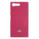 Silikonski etui "Goospery" za Sony Xperia X Compact, Pink barva