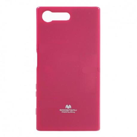 Silikonski etui "Goospery" za Sony Xperia X Compact, Pink barva