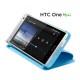 Torbica za HTC One Mini Flip case hard shell HC HC V851 Modra barva