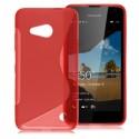 Silikonski etui S za Microsoft Lumia 550, Rdeča barva