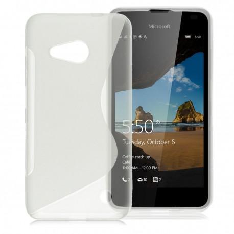 Silikonski etui S za Microsoft Lumia 550, Transparent barva