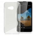 Silikonski etui S za Microsoft Lumia 550, Transparent barva