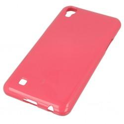 Silikonski etui "Slim" za LG X Power, 0,5mm, Pink barva