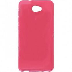 Silikonski etui "Slim" za Huawei Y5 II, 0,5mm, Pink barva